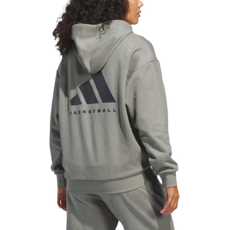 adidas Basketball Sueded Hoodie 'Sesame' Men's IN7707