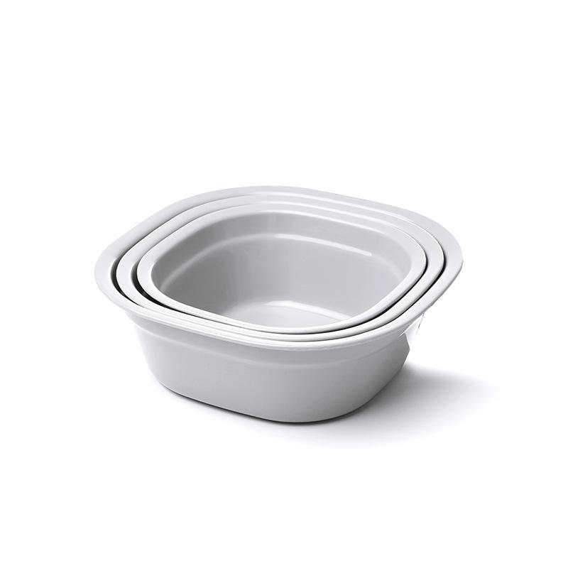 Квадратная утолщенная пластиковая раковина, большая бытовая раковина для овощей, умывальник, детская раковина для ног, маленькая раковина, умывальник