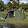 Fishing Tent Olive Green 514 x 465 x 187 cm Polyester and Fiberglass