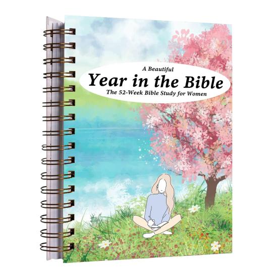 Women Bible Encouraging Spiritual Journey Study 52-Week Spiral Bound Bible Structured Learning Growth Support Groups Application