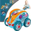 Speedlite Dynamic Gear-Powered Car со светодиодными фарами, игрушечная машинка Speed Lite со светом и музыкой, машина для трюков и сальто