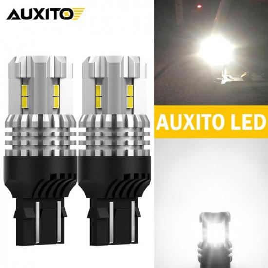 7443 LED Reverse Backup Bulbs Light White For 2018 Ford F150 F250