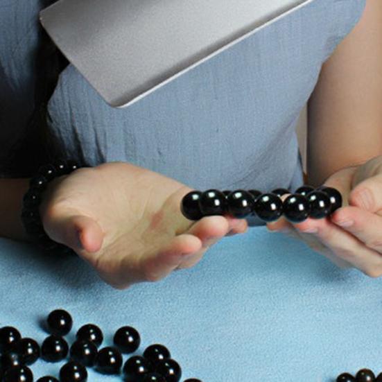 Мужчины Женщины Натуральный Вебстерит Бусины Массажный Браслет Здравоохранение Браслет Ювелирные Изделия