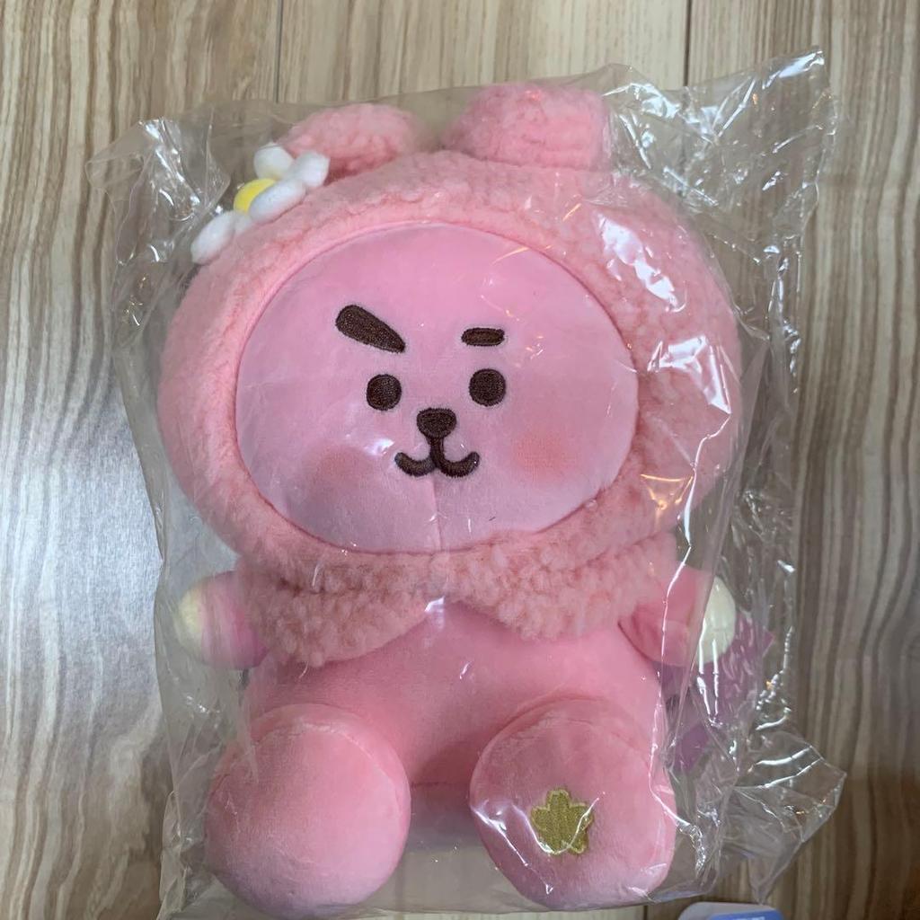 Использованные BT21 COOKY Сидячая мягкая игрушка, плюшевый мишка, игрушечный пудель и т. д.. 4 предмета