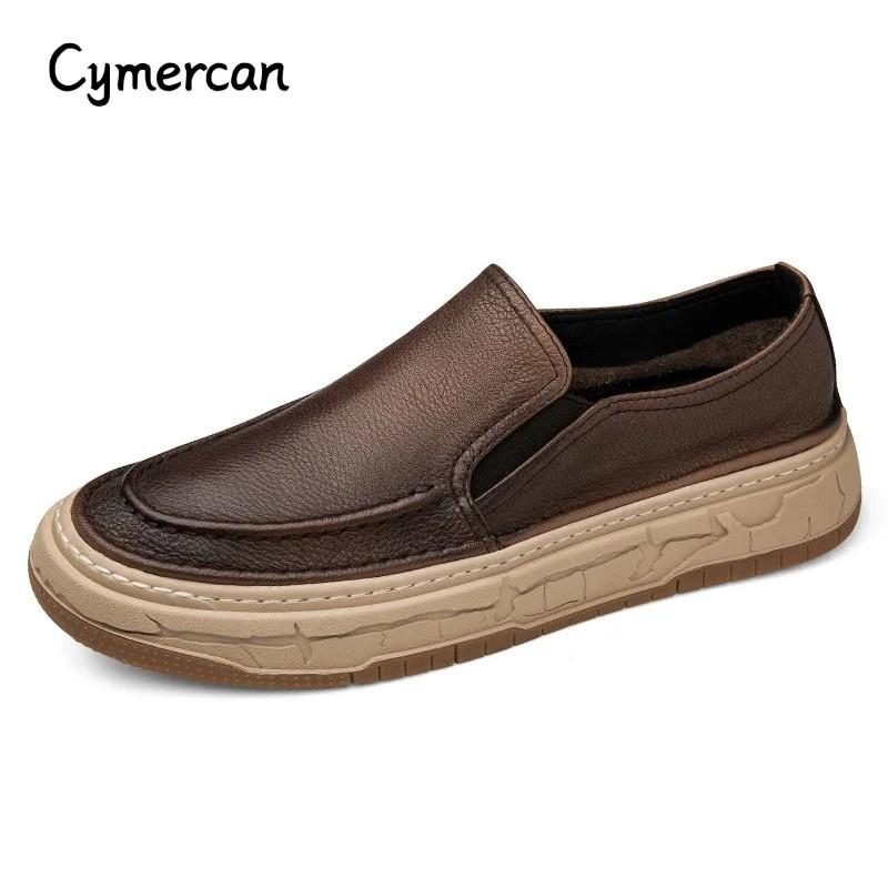 Новые мужские туфли из натуральной кожи 2024 года, деловая официальная обувь, дизайнерская повседневная обувь для мужчин, удобные мужские туфли, мокасины для вождения