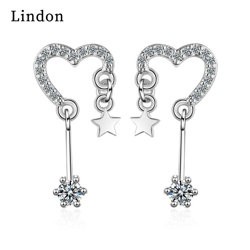 Lindon Women's Zircon Copper Alloy Earrings - Wedding Party Gift Pendant Earrings