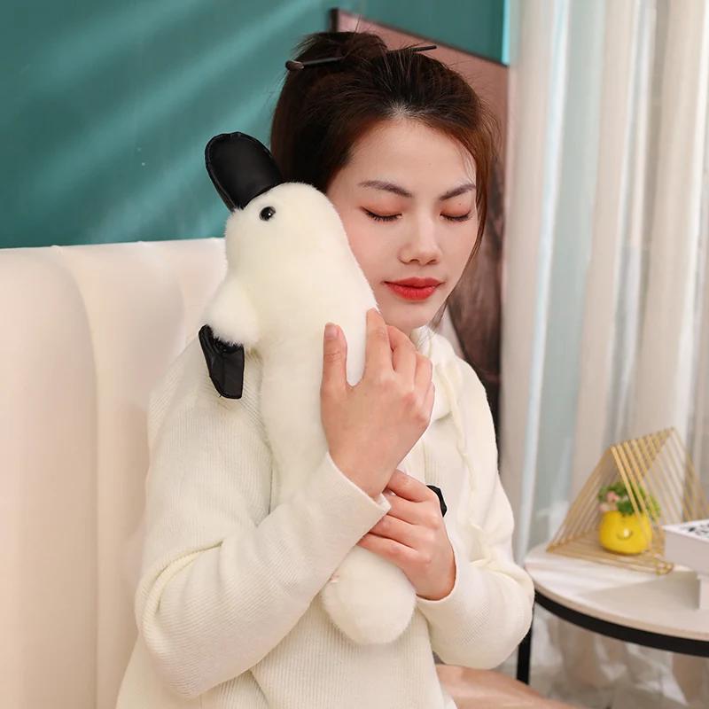 Имитация утконоса плюшевые игрушки креативные мультяшные животные мягкие куклы забавный домашний декор дети изысканный