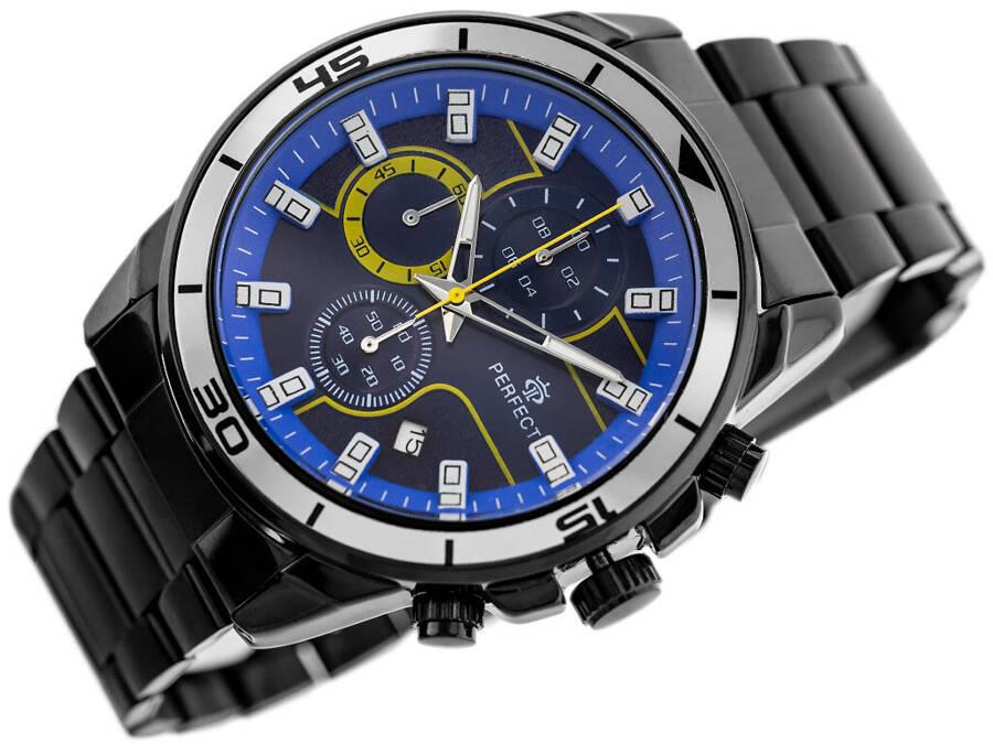 Zegarek Męski Perfect Ch02M - Chronograf (Zp356F) + Box