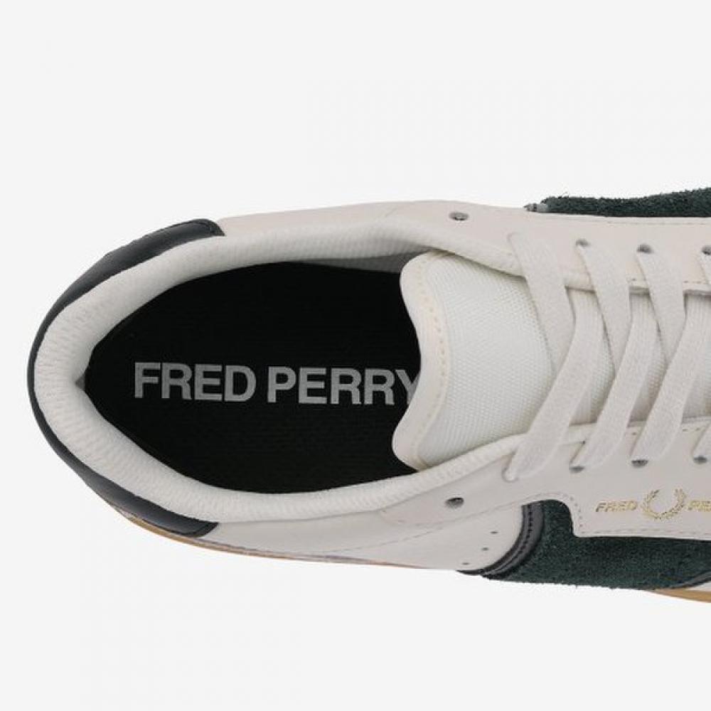 Fred Perry Men S SneakerS B4 Textured Leather Suede Sfpm2612323 760