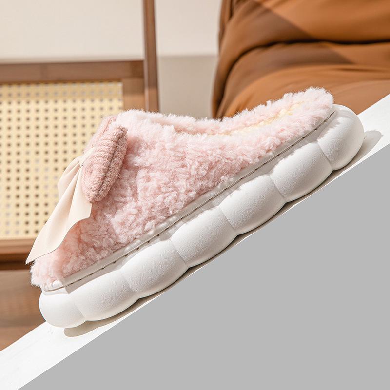 Autumn/Winter Indoor Outdoor Furry Cotton Slippers for Men & Women