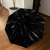 1PC space stars Umbrella-8-Rib Reinforced, Automatic Open, Lightweight & Durable, Cute Fashion Accessory for Outdoor-K1236