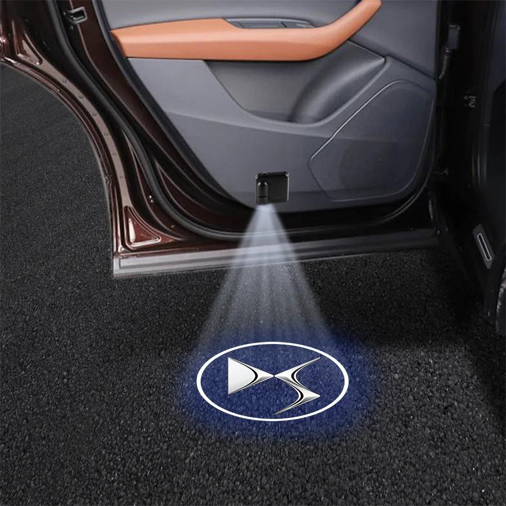 1/2PCS Led Car Door Welcome Light Projector Lamp Auto Accessories for Citroen C4 Picasso Xsara C5 Aircross Cactus C1 C2 C3 C6 C8 zm6