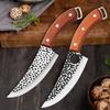 Нож для обвалки Кованый нож для мяса из нержавеющей стали Нож шеф-повара для фруктов и овощей