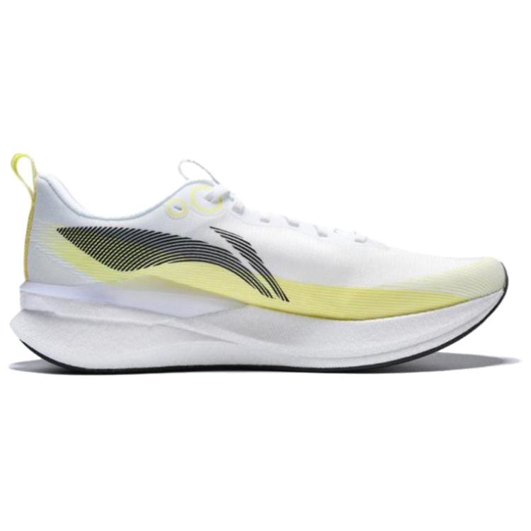 Li Ning Red Hare 8PRO Износостойкие Амортизирующие Низкие Повседневные Беговые Кроссовки Мужские Бело-Желтые ARPV003-36