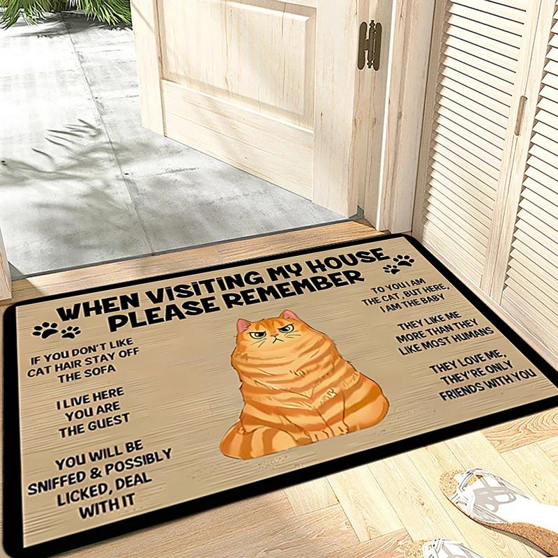 Doormat German Shepherd DogFlannel Floor Mat  Cute Dogs Cats Indoor Foot Rug Fluffy Bedside Mats Corridor Carpet Balcony Decor