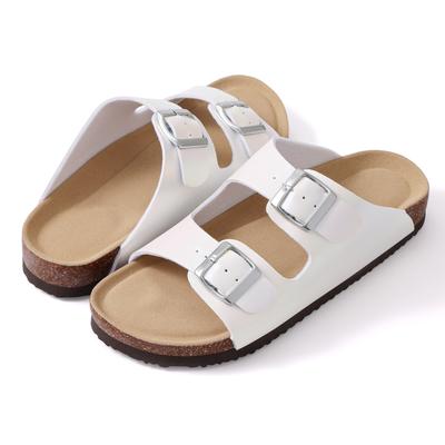 Модные женские пробковые шлепанцы Crestar с регулируемой пряжкой, летние новые градиентные пляжные сандалии, женские модные клоги, шлепанцы, домашние тапочки