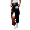Женские повседневные модные спортивные штаны с принтом на Хэллоуин, повседневные брюки