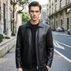 Futing Men's Genuine Sheepskin Leather Jacket