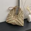 Women's Woven Straw Shoulder Bag Medium Size Handbag With Handle For Beach Vacation KTY