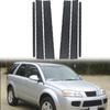 6Pcs Car Window Pillar Posts Door Trim Cover Sticker Fit for Saturn Vue 2002-2007 Auto Exterior Accessories