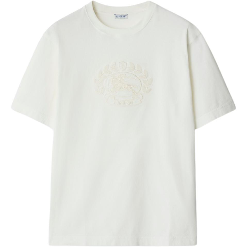 Burberry EKD-textured cotton T-shirt 80951051