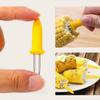 10Pcs Corn Fork BBQ Stainless Steel Corn Holders Handheld Anti Scalding Corn Needle Corn On The Cob Double Fork Barbecue Tool