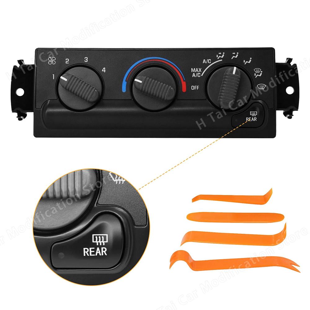 599-261 AC Heater Climate Control Switch For Chevy Blazer GMC Jimmy 1998-2005 Car Air Conditioning Parts Air Conditioning Heater Heat Shields 2