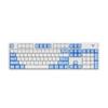 Rapoo V500PRO Бело-синяя 104-клавишная проводная игровая механическая клавиатура