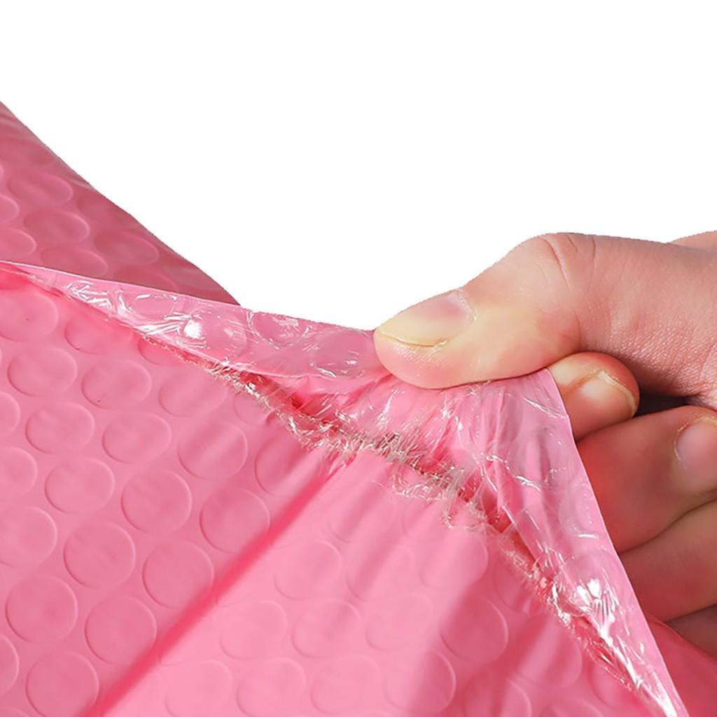 10Pcs Bubble Mailers Padded Envelopes Lined Poly Mailer Self Seal Pink
