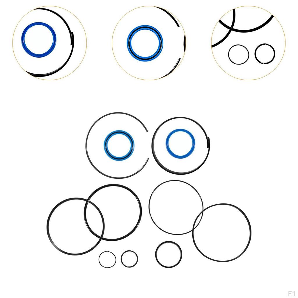 Комплект уплотнений для восстановления цилиндра для 4-дюймового отверстия x штока 1,75 дюйма, запасные части, практичная резина