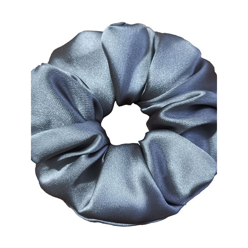 European and American New Style Simple Navy Blue High-End Women's Scrunchie Large Hair Accessory Head Flower Elegant Versatile Trendy