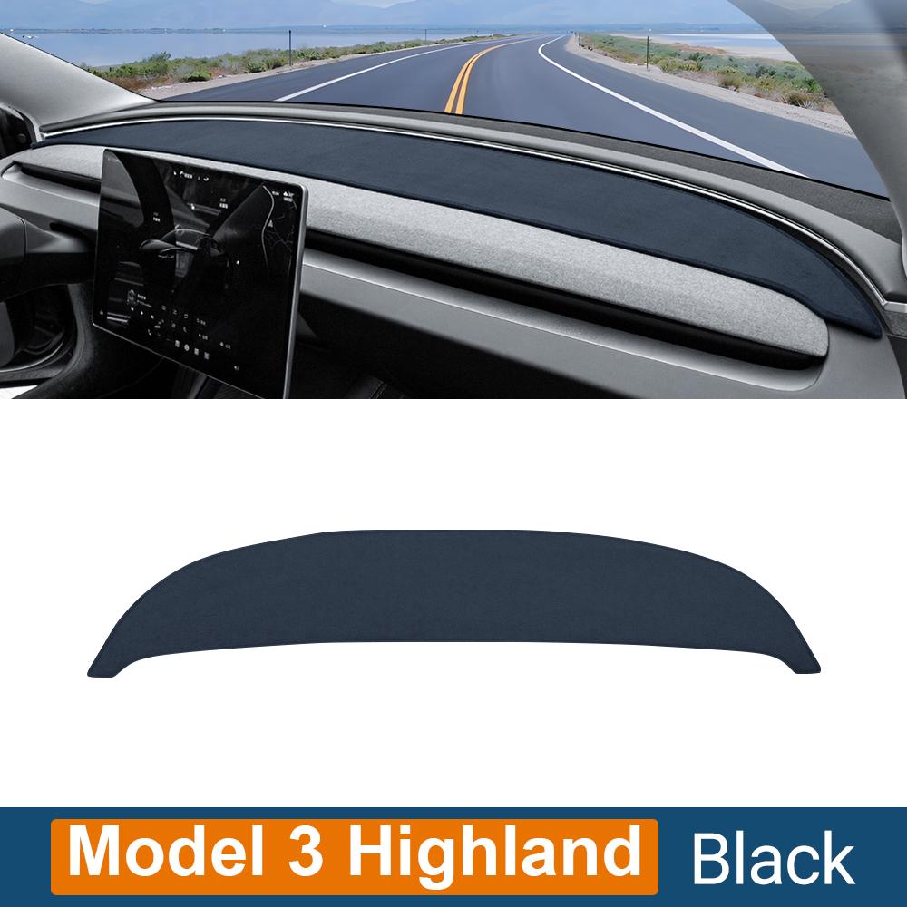 Для Tesla Model 3 Highland 2024 2025 2026 Электромобиль Накладка на приборную панель Автомобильный стол Защита от солнца от УФ-лучей Коврик Нескользящая подставка