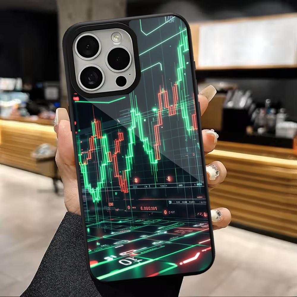 Чехол для телефона трейдера Day Trading Для iPhone 16,15,14,13,12,11, Pro, Max, Plus, Mini, Magsafe, Магнитный чехол для беспроводной зарядки