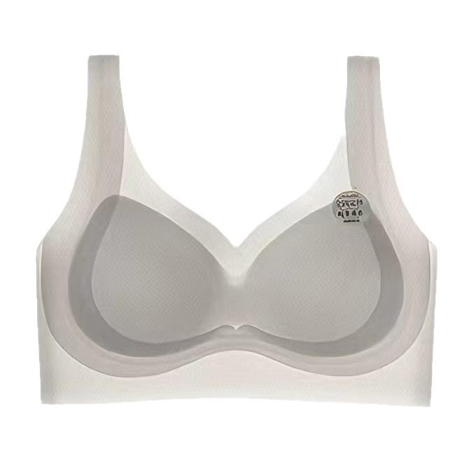 Ice silk beautiful back gathering fixed cup lifting comfortable breathable light bra cover