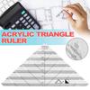 Acrylic Triangle Quilting Ruler Templates Fabric Sewing Cutting Patchwork Ruler