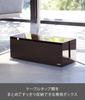 Yamazaki Jitsugyo Cable Box Web L Brown W40 xx Power Tap Cable Storage 2708 Приблизительно. Д15,5 В14,5см