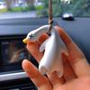 Discoloration Duck Car Pendant Exquisite Car Swing Pendant Creative Rearview Mirror Pendant