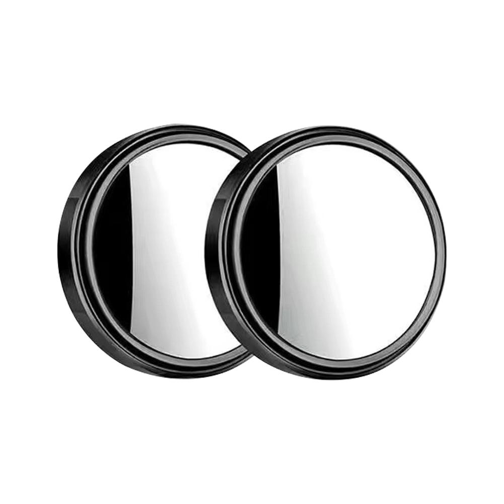 1 пара автомобильных зеркал заднего вида с присоской, 360-градусное слепое выпуклое зеркало, прозрачное зеркало заднего вида, вспомогательная круглая точечная рамка, регулируемая K5X3