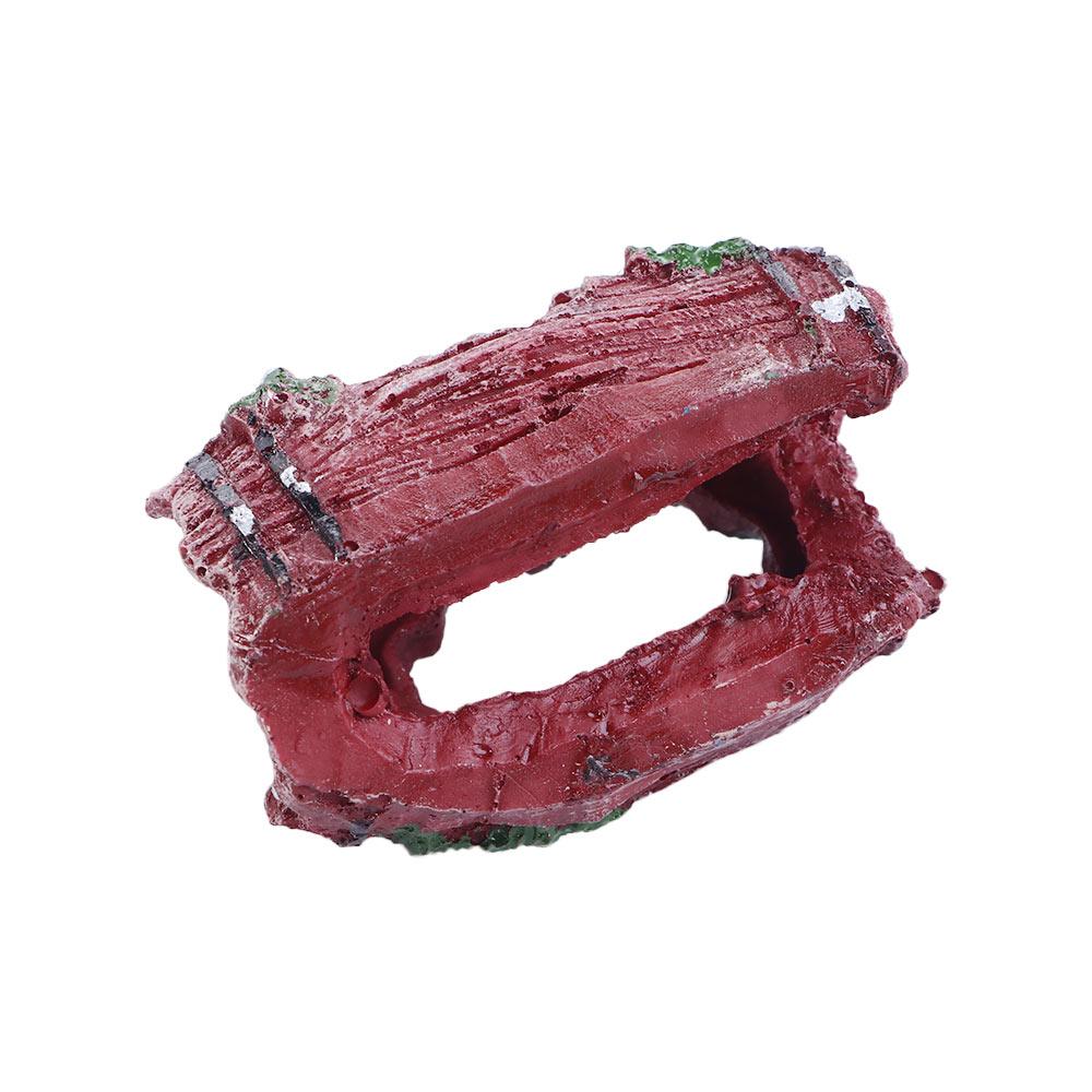 Фон Рыбное убежище Изделия ручной работы Сломанная бочка Украшения для аквариума Украшение для аквариума