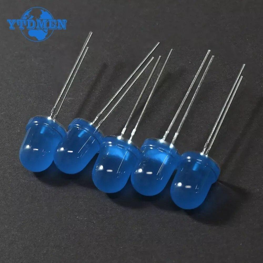 20 шт./50 шт. 8 мм светодиодный диод F8 в ассортименте, красный, зеленый, синий, желтый, белый, светодиоды «сделай сам»