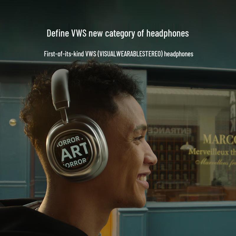 MORRORART VWS X1 PRO Wireless ANC Display Headphones