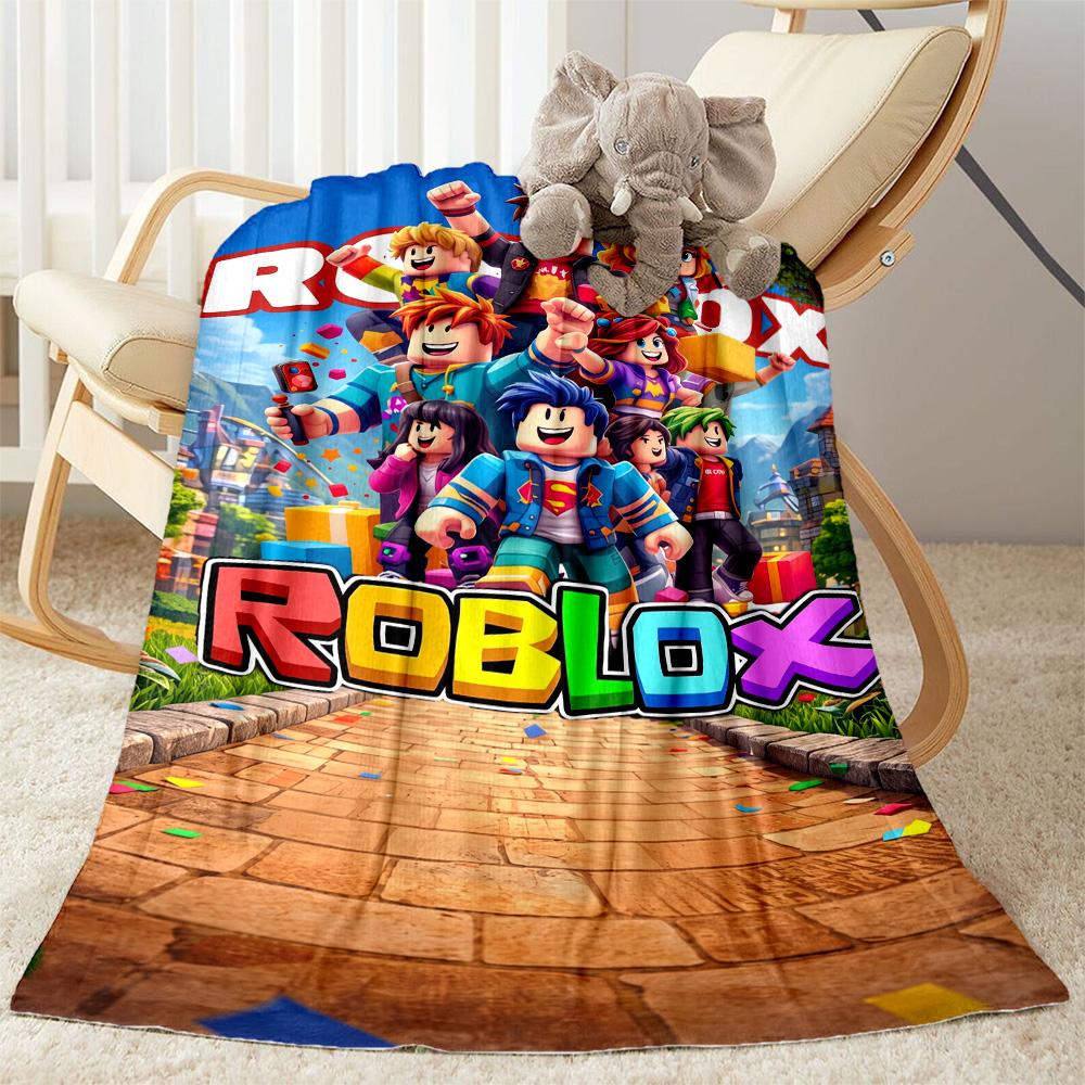 Roblox 392 Blanket Warmthful Decor Great for Sofa Bedding Bed Four Seasons Multipurpose Warmthful Decor Birthday Christmas Gift Blanket