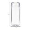 Thermo Mug Plastic Water Bottle, ALLDAY LIGHT, 420ml, Clear, AL24-42