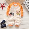 Combed Cotton Long-Sleeved Baby Onesie - Newborn Pure Cotton Romper