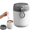 Kasanidika Insulated Soup Lunch Insulated Bento Stainless 400ml Vacuum Wide Round Mouth Easy Includes Lid and Keeps Food Hot or Easy To Microwave and