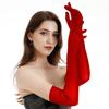 Прозрачные солнцезащитные варежки Сетчатые перчатки до локтя Перчатки с полным пальцем Эластичные прозрачные перчатки Невеста