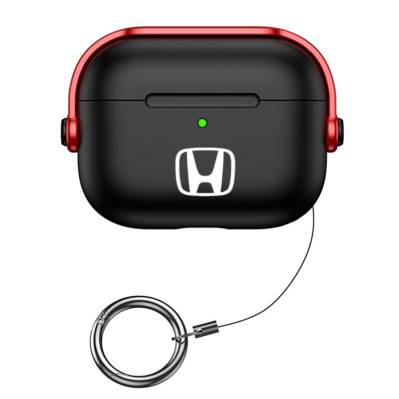 For Honda Mugen Power Civic Accords 360° Adjustable Wireless Bluetooth Earphone Case Air pods 1/2/3/4 Pro2 Soft Cover Key Case VF7