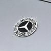 AAVL1 Car Metal Flat Hood Emblem Front Badge Logo Fit For Mercedes Benz AMG W212 W213 W205 W177 W247 W176 CLS CLA CLK CLG GLS X2531