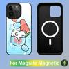 Korea line puppy Maltese Phone Case For iPhone 15,14,13,12,11,Plus,Pro,Max Mini Magsafe Magnetic Wireless Charging