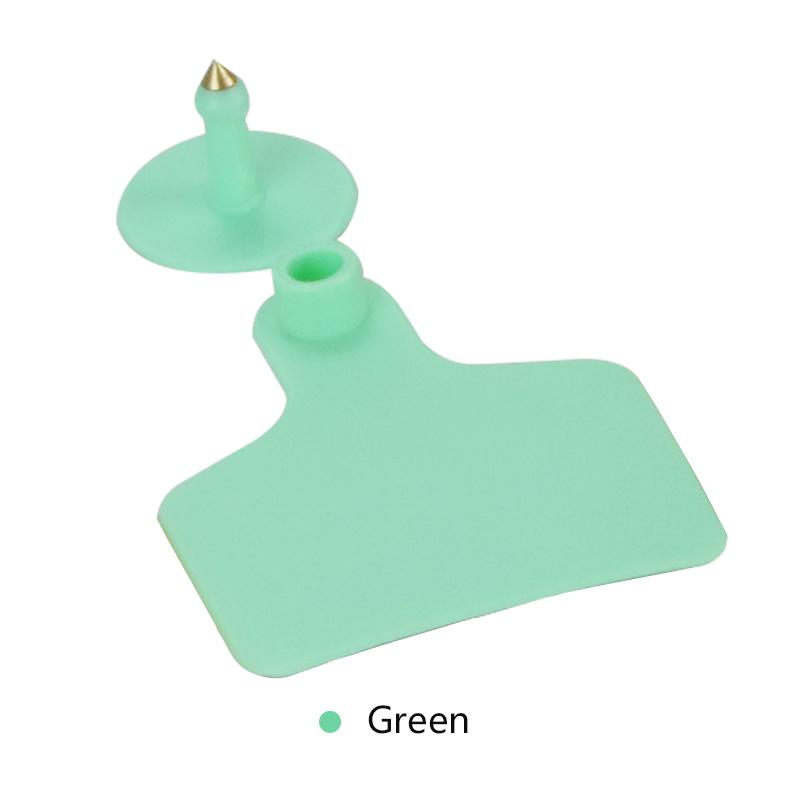100 шт. Ушные бирки для крупного рогатого скота без надписей ТПУ Бирки для ушей коров Бирки для ушей Маркер для сельскохозяйственных животных Идентификация скота